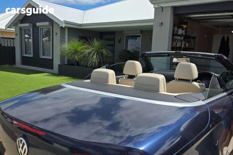 Blue 2011 Volkswagen EOS Convertible 155 Tsi