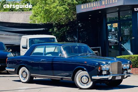 Blue 1966 Bentley T Series Coupe