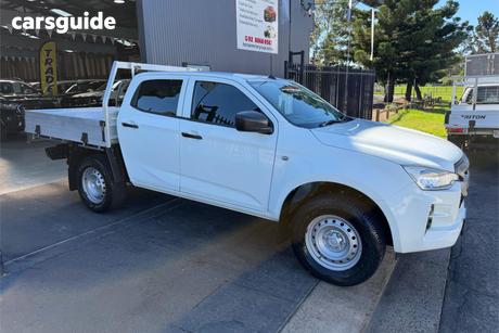 White 2020 Isuzu D-MAX Crew Cab Chassis Sx (4X4)