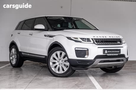 White 2017 Land Rover Range Rover Evoque SUV TD4 180 HSE 4X4