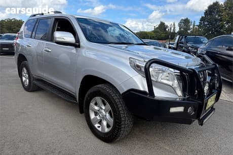 Silver 2016 Toyota Landcruiser Prado Wagon Gxl (4X4)