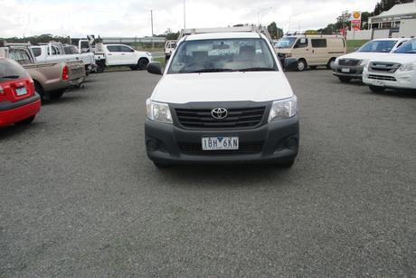 White 2013 Toyota Hilux Cab Chassis Workmate