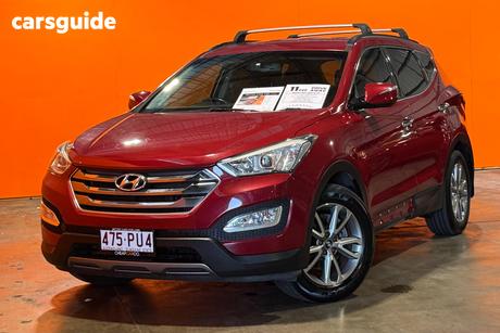 Red 2012 Hyundai Santa FE Wagon Elite Crdi (4X4)