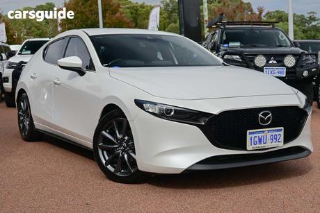 White 2019 Mazda 3 Hatchback G20 Touring