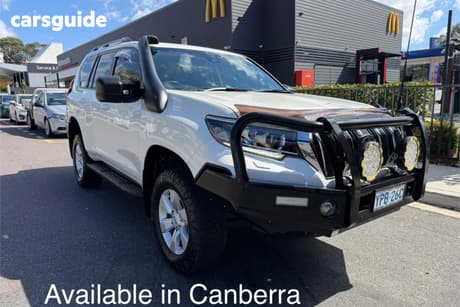 White 2021 Toyota Landcruiser Prado Wagon Gxl