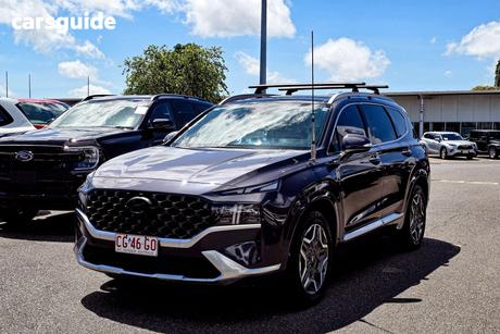 Blue 2022 Hyundai Santa FE Wagon Highlander Hev (6 Seat)