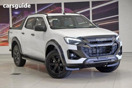 White 2026 Isuzu D-MAX Crew Cab Utility X-Rider (4X4)