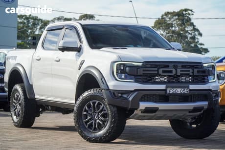 White 2024 Ford Ranger Double Cab Pick Up Raptor 3.0 (4X4)
