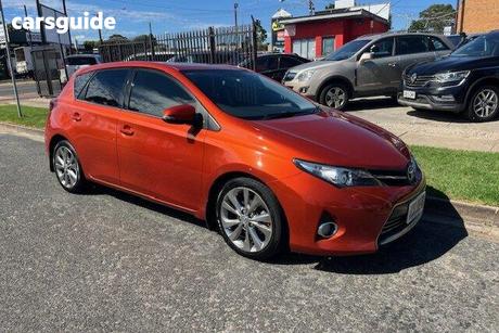 Orange 2014 Toyota Corolla Hatchback Levin Zr