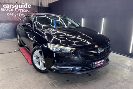 Black 2017 Holden Commodore Liftback Lt