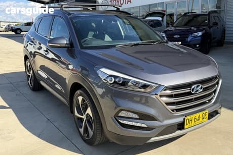 Grey 2018 Hyundai Tucson Wagon Highlander Crdi (Awd)