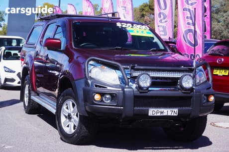 Red 2013 Isuzu D-MAX Crew Cab Utility Ls-M Hi-Ride (4X4)