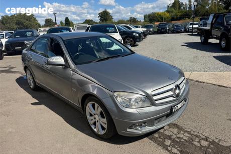 Grey 2007 Mercedes-Benz C200 Sedan Kompressor Avantgarde