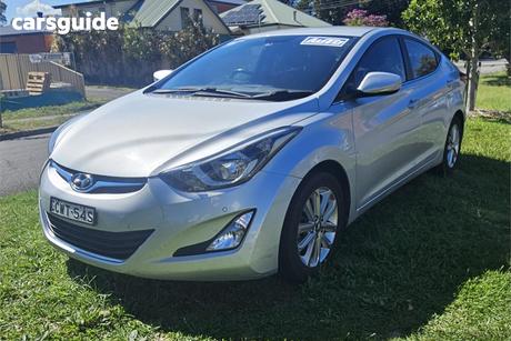 Silver 2014 Hyundai Elantra Sedan Trophy