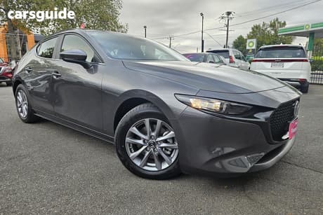 Grey 2024 Mazda 3 Hatchback G20 Pure