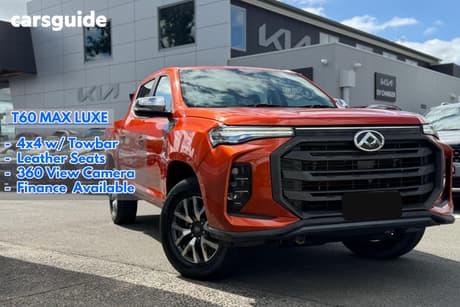 Orange 2022 LDV T60 Double Cab Utility Max Luxe (4X4)