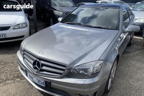 Silver 2010 Mercedes-Benz 200 Coupe 203 MY10