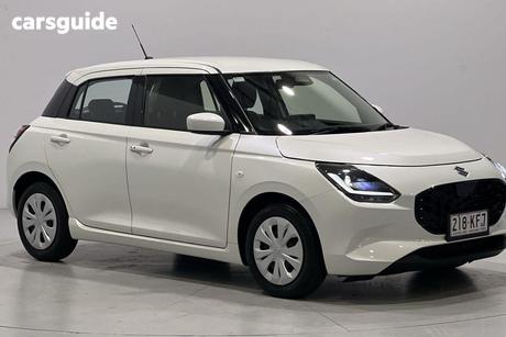 White 2024 Suzuki Swift Hatchback Sport Turbo (Qld)