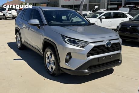 Silver 2021 Toyota RAV4 Wagon Gx (2Wd) Hybrid
