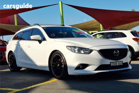 White 2012 Mazda 6 Wagon Touring