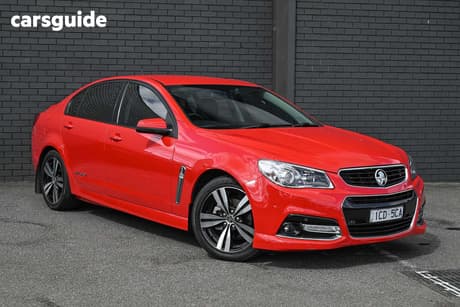 Red 2015 Holden Commodore Sedan Sv6 Storm