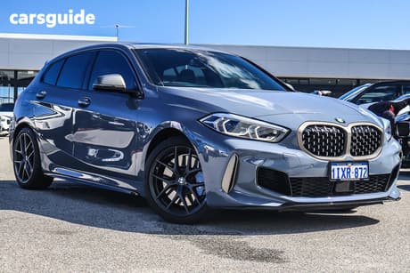 Blue 2021 BMW M135I Hatchback Xdrive