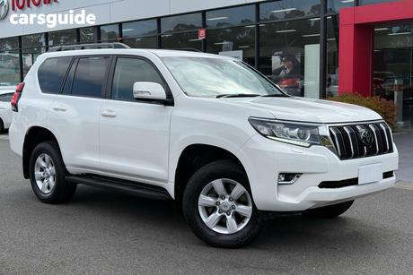 White 2022 Toyota Landcruiser Prado Wagon Gxl