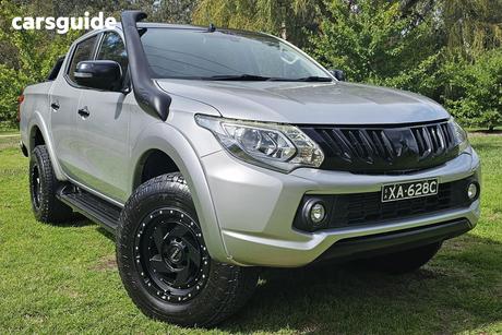 Silver 2018 Mitsubishi Triton Dual Cab Utility Exceed (4X4)