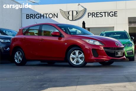 Red 2013 Mazda 3 Hatchback Neo
