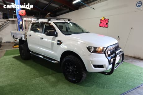 White 2016 Ford Ranger Crew Cab Chassis Xl 3.2 (4X4)