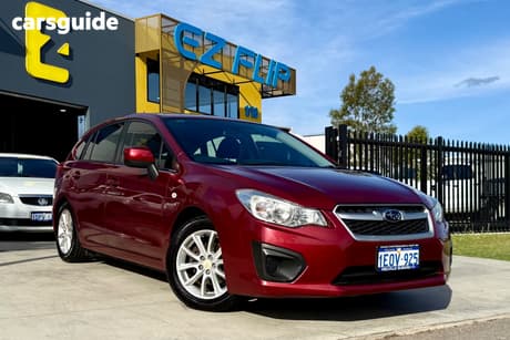 Red 2014 Subaru Impreza Hatchback 2.0I (Awd)