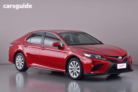 Red 2018 Toyota Camry Sedan Ascent Sport (Hybrid)