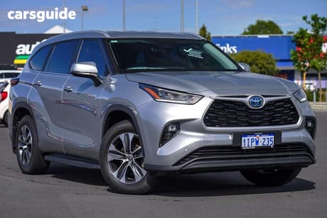 Silver 2023 Toyota Kluger Wagon Gxl Hybrid Awd