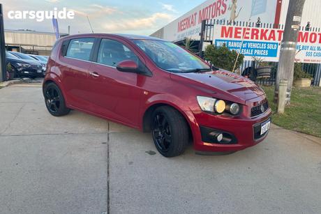 Red 2013 Holden Barina Hatchback Cdx