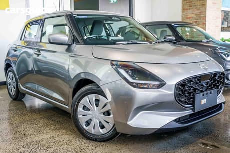 Silver 2025 Suzuki Swift Hatchback Hybrid