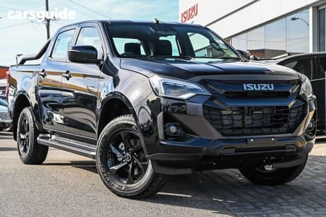 Black 2025 Isuzu D-MAX Crew Cab Utility X-Rider (4X4)