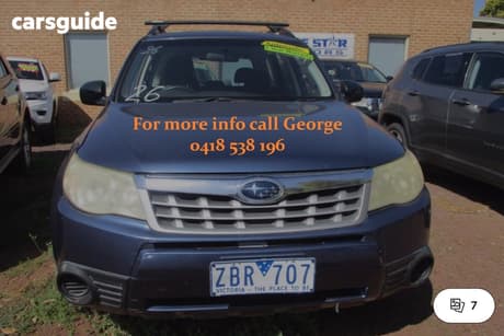 Blue 2011 Subaru Forester Wagon X