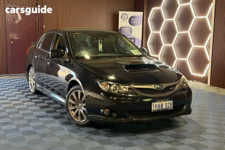 Black 2009 Subaru Impreza Sedan Wrx (Awd)
