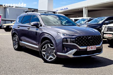 Blue 2022 Hyundai Santa FE Wagon Highlander Hev (6 Seat)