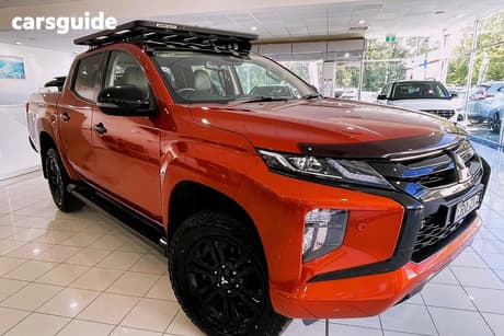 Orange 2021 Mitsubishi Triton Double Cab Pick Up Gsr (4X4)