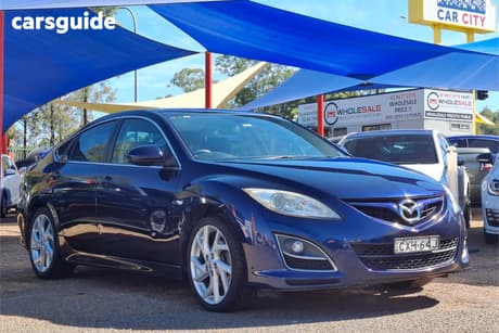 Blue 2012 Mazda 6 Hatchback Luxury Sports