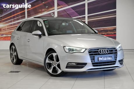 Silver 2014 Audi A3 Hatchback Sportback 1.8 Tfsi Ambition