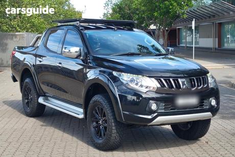 Black 2017 Mitsubishi Triton Dual Cab Utility Gls (4X4)