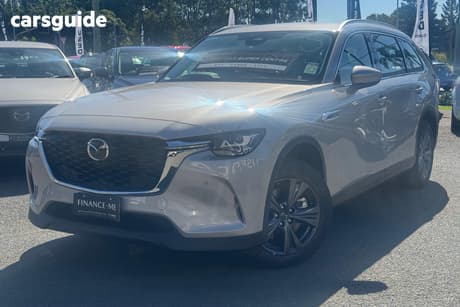 Beige 2024 Mazda CX-80 Wagon G40E Pure