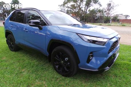 Blue 2025 Toyota RAV4 Wagon Xse (2Wd) Hybrid Premium Paint