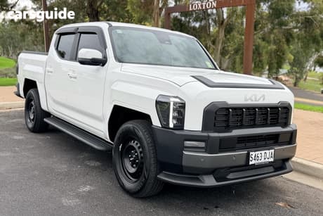 White 2025 Kia Tasman Double Cab Pick Up S (4X4) (Std) Body Fender