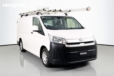 White 2022 Toyota HiAce Van Lwb (4 Door Option)