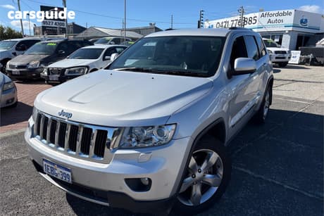 Silver 2012 Jeep Grand Cherokee Wagon Limited (4X4)