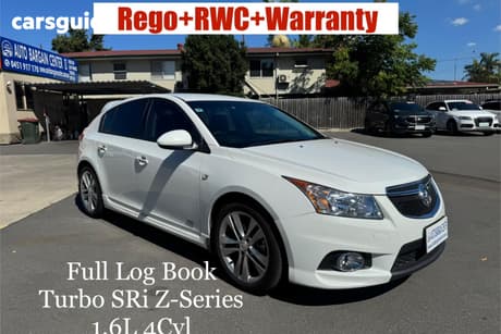 White 2014 Holden Cruze Hatchback Sri Z-Series