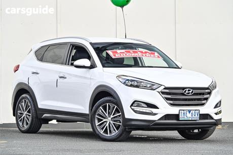 White 2016 Hyundai Tucson Wagon Elite (Fwd)